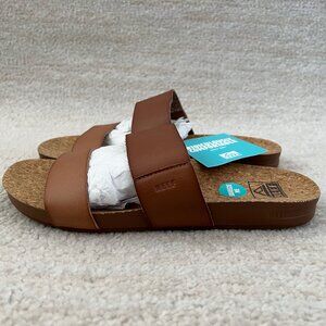 NWT Reef Cushion Vista Boho Sandals Slides Shoes 8 Resort